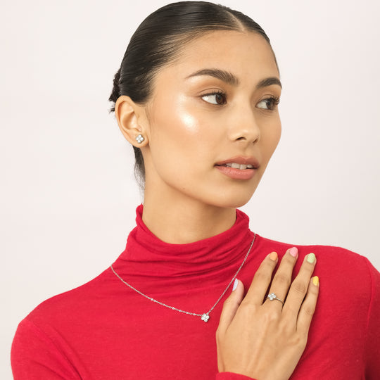 Calo CZ Necklace (Stainless Steel)
