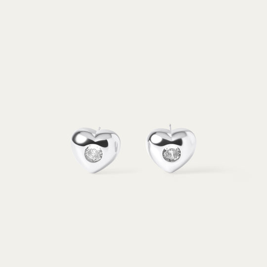 Dana CZ Studs (Silver Brass)