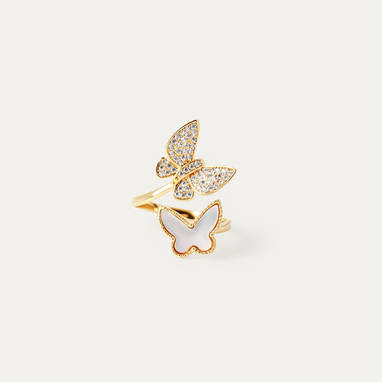 Dayan CZ Ring (18K Gold Brass)