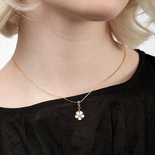 Daza Enamel Charm (18K Gold Vermeil)