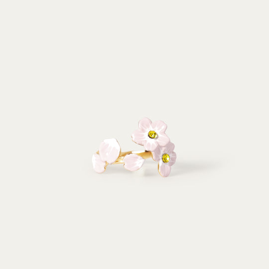 Des Enamel Ring (18K Gold Brass)
