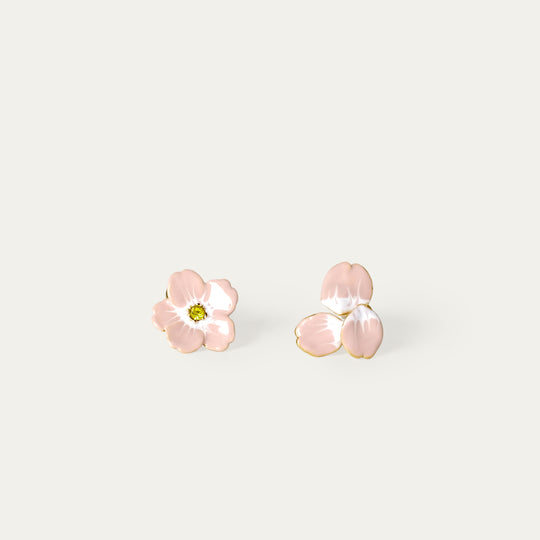 Des Enamel Studs (18K Gold Brass)