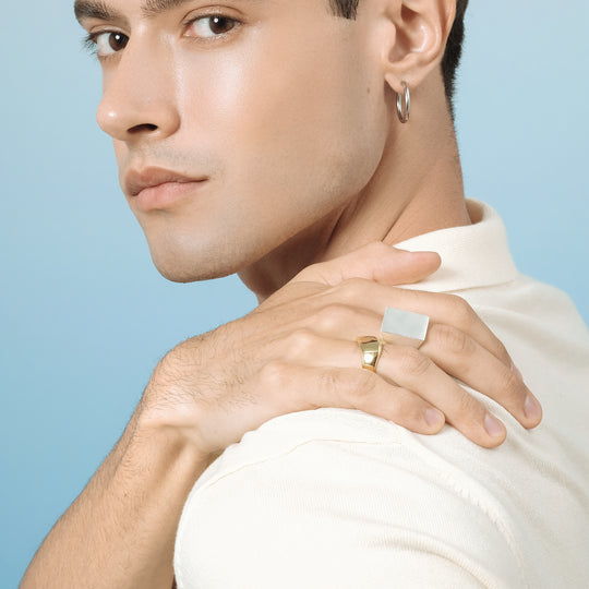 Eff Ring (925 Sterling Silver)