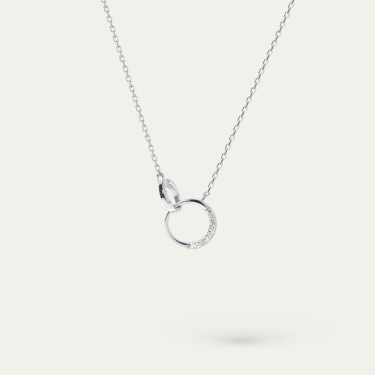 Eli CZ Necklace (925 Sterling Silver)