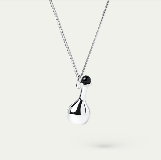 Elin Necklace (Silver Brass)