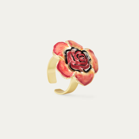 Emis Enamel Ring (18K Gold Brass)