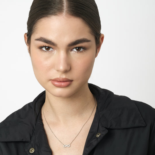 Enfi CZ Necklace (Stainless Steel)
