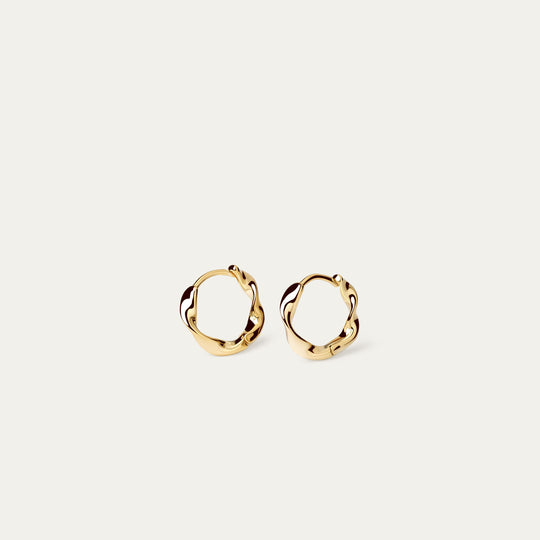 Entwina Hoops (18K Gold Vermeil)