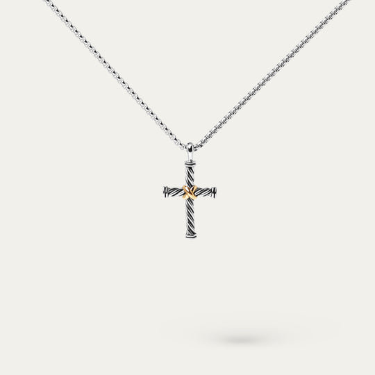 Exo Necklace (Silver Brass)