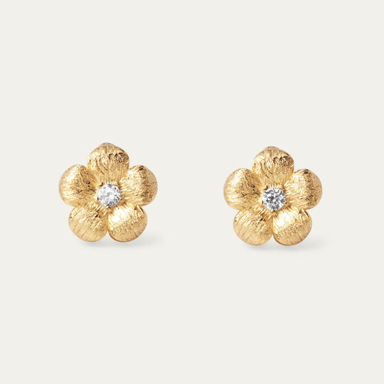 Folen CZ Studs (18K Gold Vermeil)