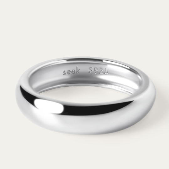 Forma Ring (925 Sterling Silver, Size 9)