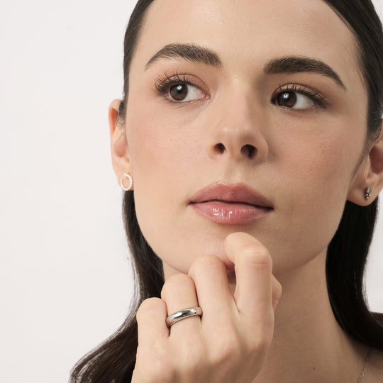 Forma Ring (925 Sterling Silver, Size 10)