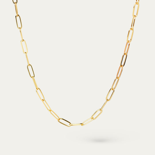 Gaspar Long Necklace (18K Gold Brass)