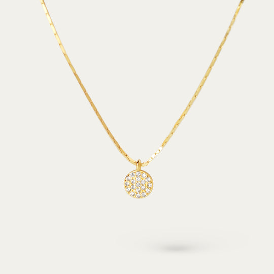 Gavin CZ Necklace (18K Gold Vermeil)