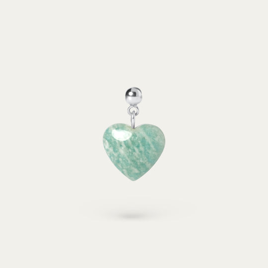 Gigi Amazonite Charm (925 Sterling Silver)