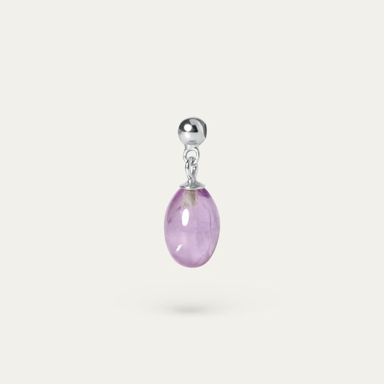 Gigi Amethyst Charm (925 Sterling Silver)