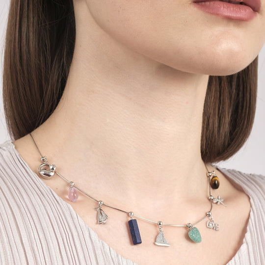 Gigi Lapis Lazuli Charm (925 Sterling Silver)
