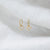 Hali CZ Earrings (18K Gold Stainless Steel)