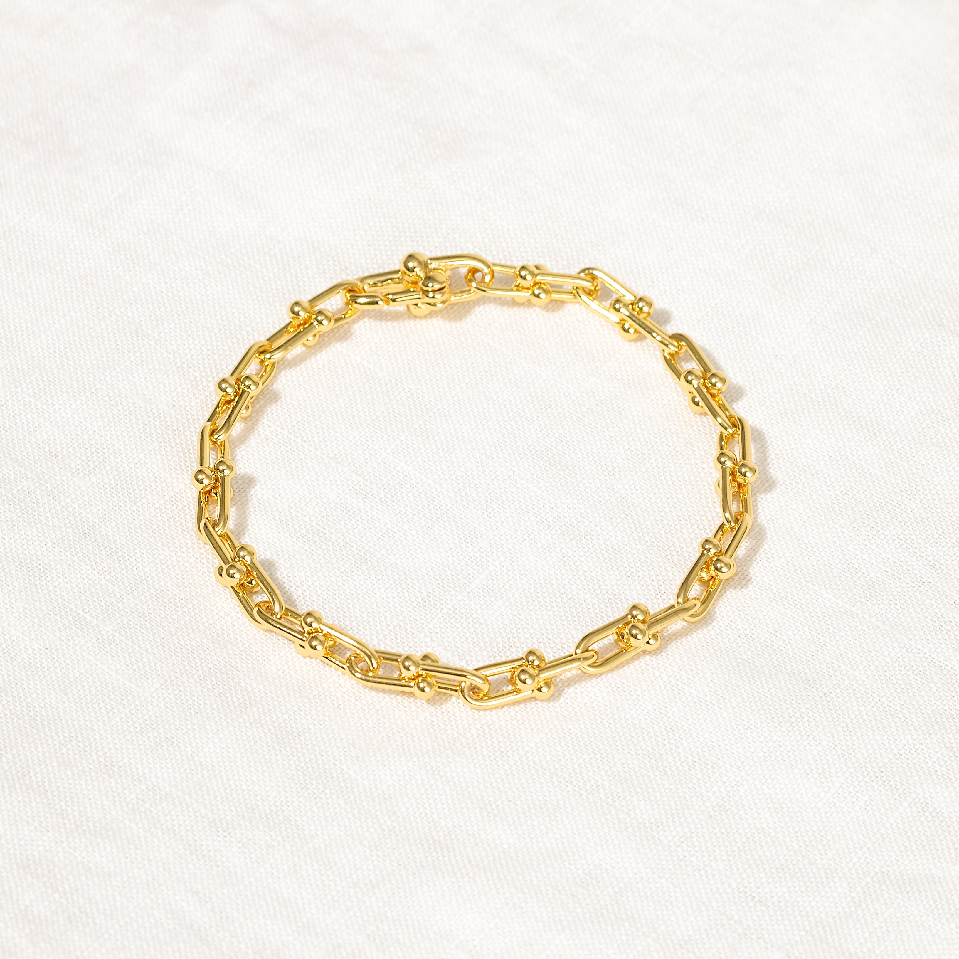 Seek Shine Haru Biggie Bracelet (18K Gold Brass)