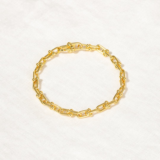 Haru Biggie Bracelet (18K Gold Brass)