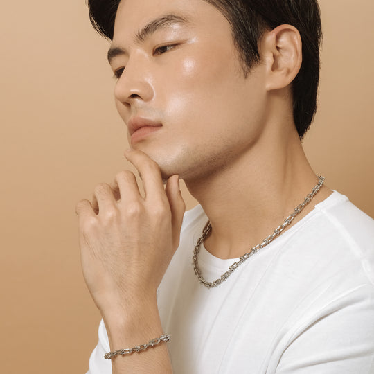 Haru Biggie Bracelet (Silver Brass)