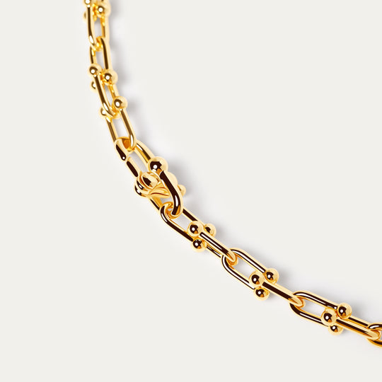 Haru Long Necklace (18K Gold Brass)