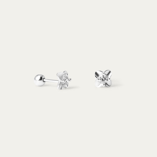 Hilda CZ Studs (925 Sterling Silver)