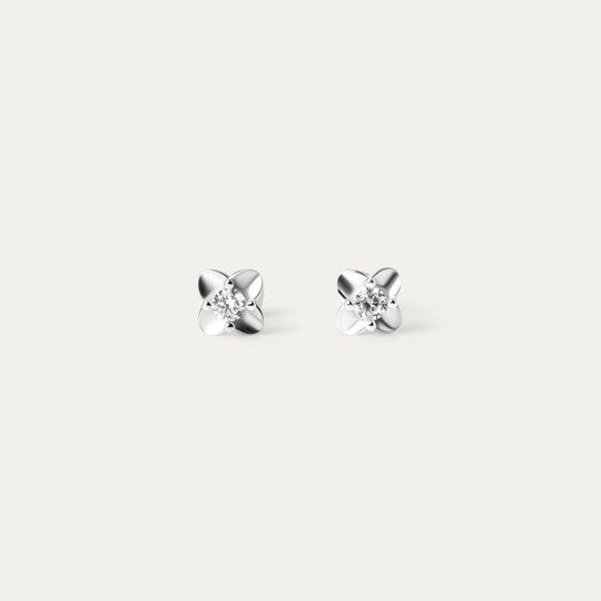 Hilda CZ Studs (925 Sterling Silver)