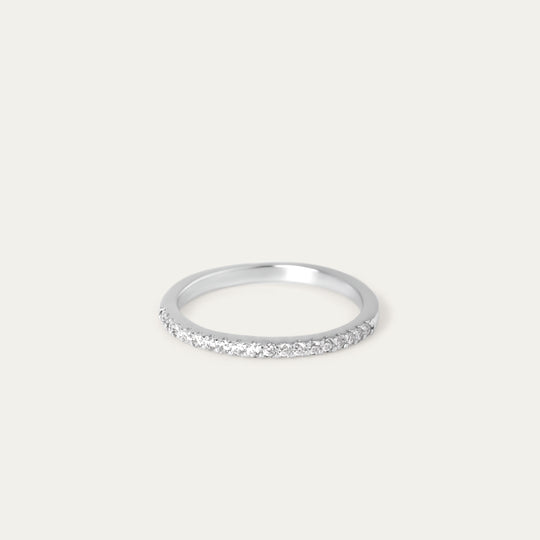 Hof 1.6ct Moissanite Ring (925 Sterling Silver, Size 4)