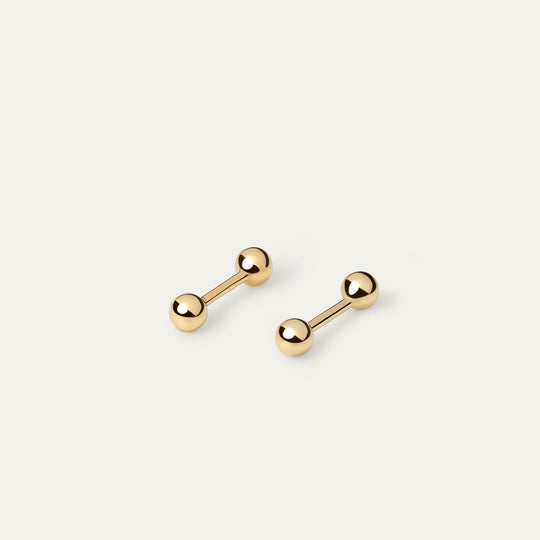 Hola Teeny-Tiny Studs (18K Gold Vermeil)