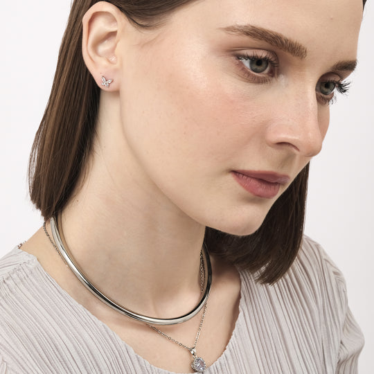 Jeda Choker Necklace (Stainless Steel)