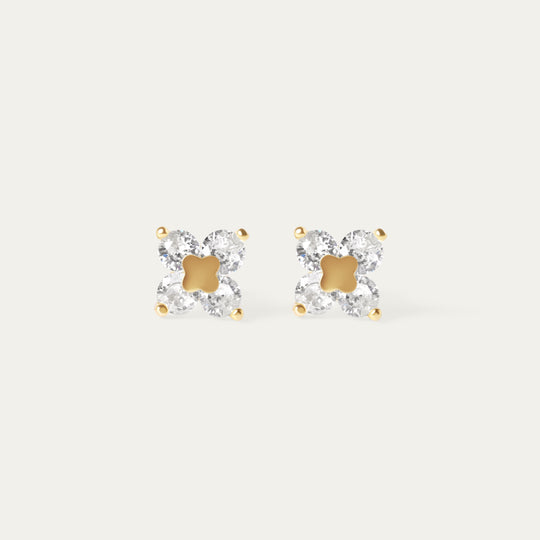 Jeya CZ Studs (18K Gold Vermeil)