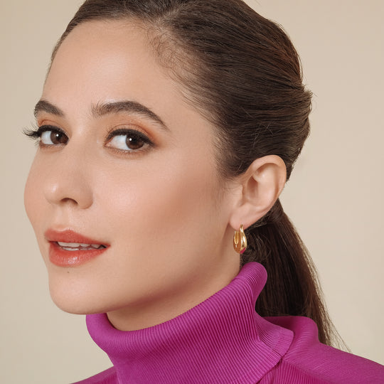 Kira Hoops (18K Gold Vermeil)