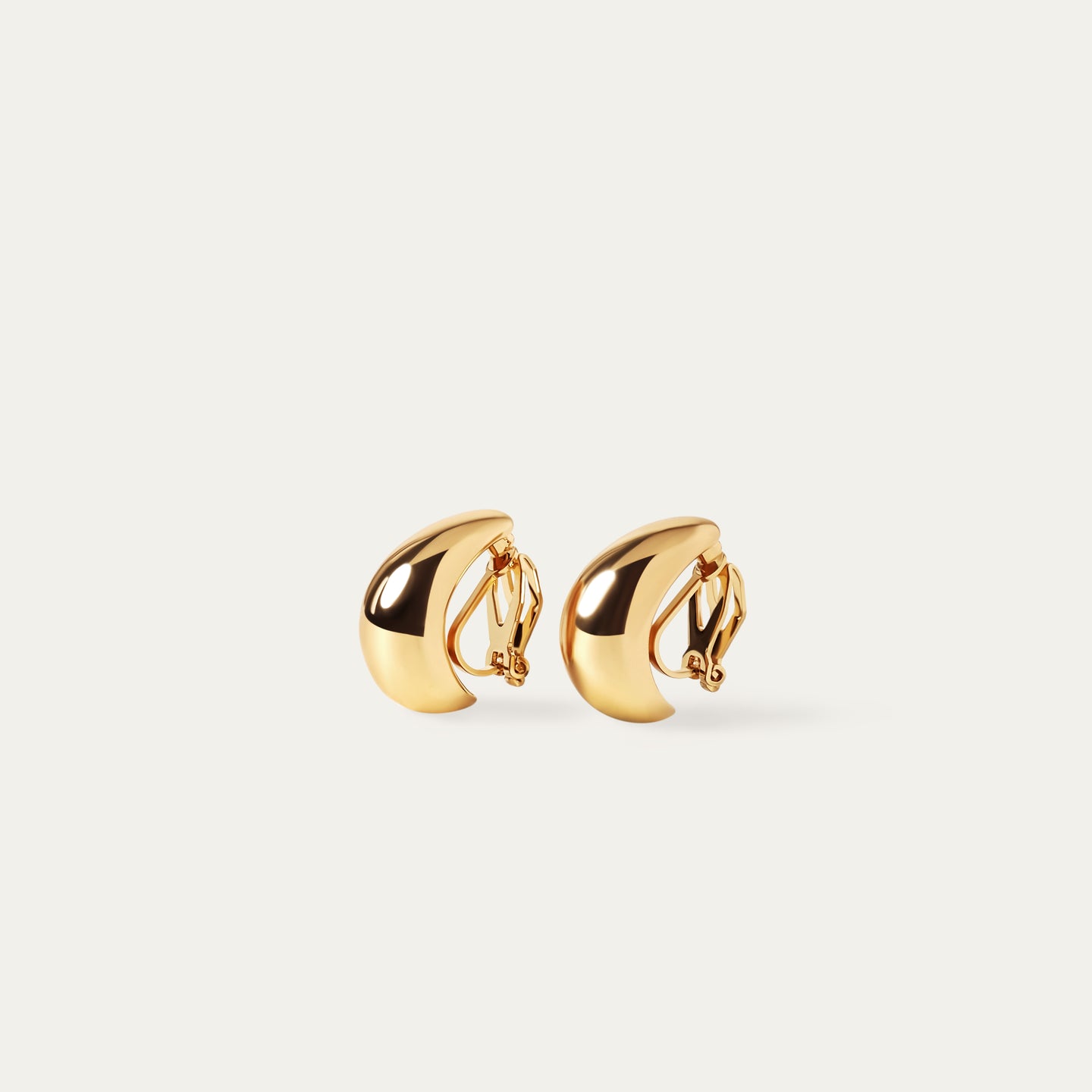 Seek Shine Klip Clip-On Earrings (18K Gold Brass)
