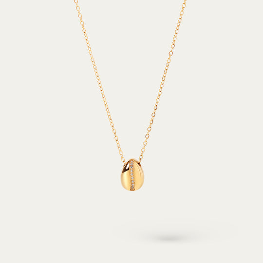Kopi CZ Necklace (18K Gold Stainless Steel)