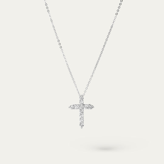 Krista 1.1ct Moissanite Necklace (925 Sterling Silver)