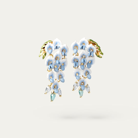 Las Enamel Earrings (18K Gold Brass)