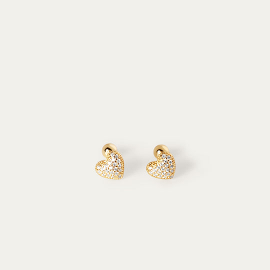 Lenda CZ Studs (18K Gold Vermeil)