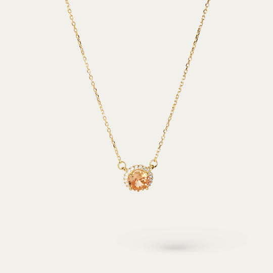 Leon CZ Necklace (18K Gold Vermeil)