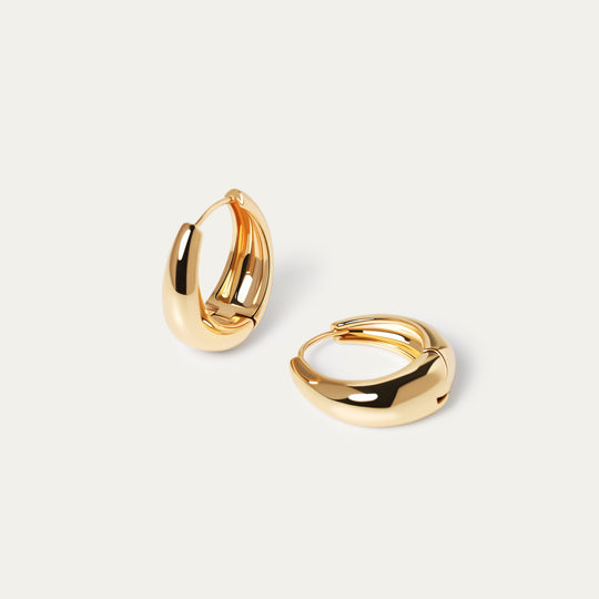 Les Teeny-Tiny Hoops (18K Gold Brass)