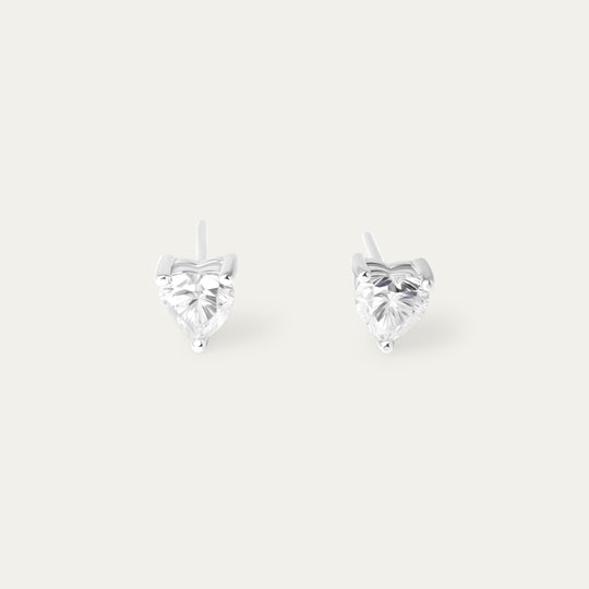 Liss Moissanite Studs (925 Sterling Silver)