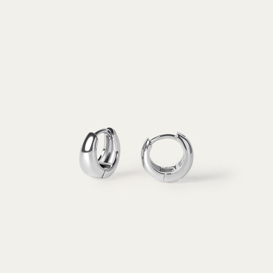 Luri Teeny-Tiny Hoops (Silver Brass)