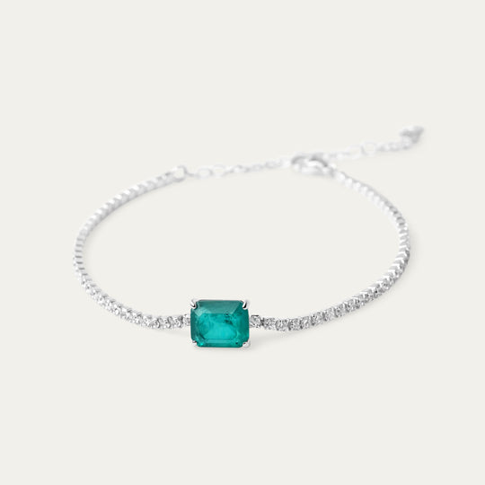 Mera CZ Bracelet (Silver Brass)