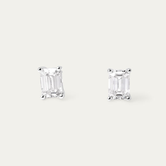Meriah Tiny 2.0ct Moissanite Studs (925 Sterling Silver)