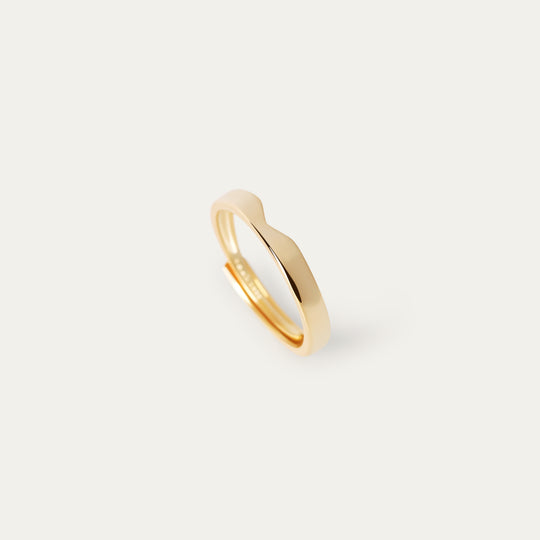 Nada For Him Gold Ring (18K Gold Vermeil)