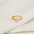 Neta 1.0ct Moissanite Ring (18K Gold Vermeil)