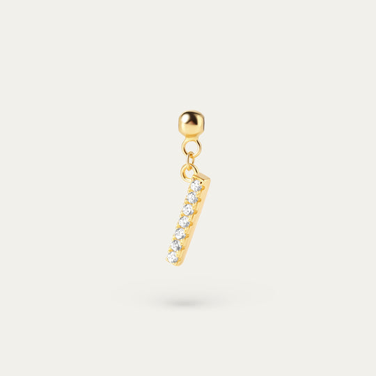 Onoma I CZ Charm (18K Gold Vermeil)
