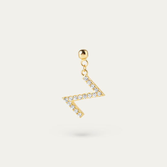 Onoma Z CZ Charm (18K Gold Vermeil)