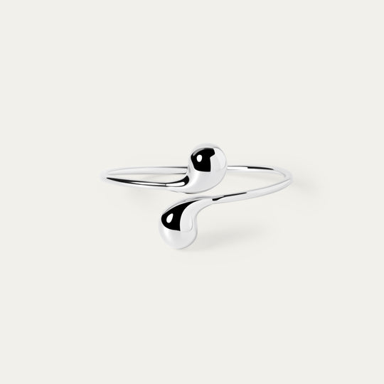 Orti Biggie Bangle (Silver Brass)