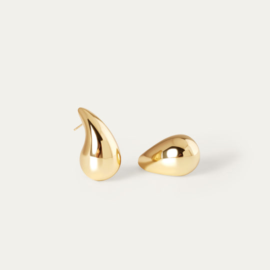 Orti Biggie Earrings (18K Gold Brass)
